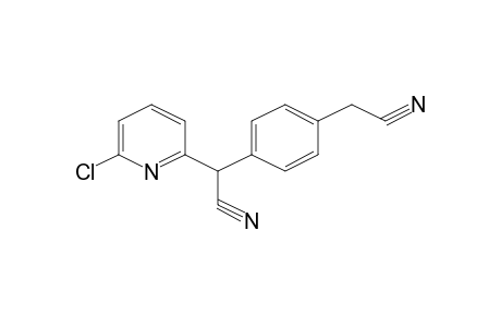 2-(6-Chloranylpyridin-2-yl)-2-[4-(cyanomethyl)phenyl]ethanenitrile