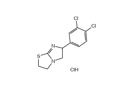 6-(3,4-DICHLOROPHENYL)-2,3,5,6-TETRAHYDROIMIDAZO[2,1-b]THIAZOLE, HYDROCHLORIDE