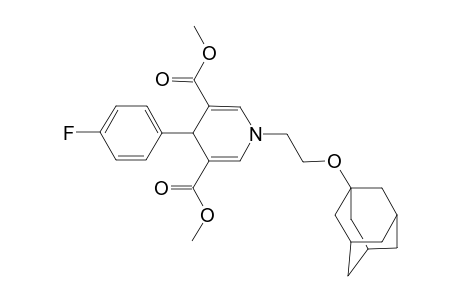 1-[2-(1-adamantyloxy)ethyl]-4-(4-fluorophenyl)-4H-pyridine-3,5-dicarboxylic acid dimethyl ester