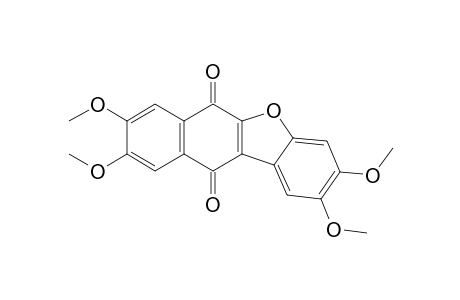 2,3,7,8-Tetramethoxybenzofuronaphthoquinone