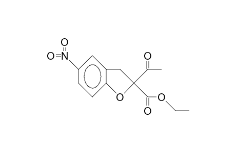 ETHYL-2-ACETYL-5-NITRO-2,3-DIHYDROBENZO-[B]-FURAN-2-CARBOXYLATE