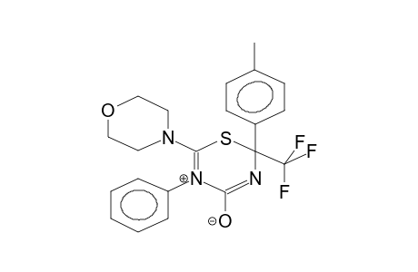 6-MORPHOLINO-5-PHENYL-2-PARA-TOLYL-2-TRIFLUOROMETHYL-2H-1,3,5-THIADIAZIN-5-IO-4-OLATE