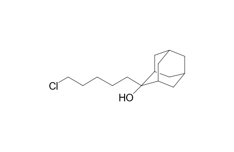 2-(5-Chloranylpentyl)adamantan-2-ol