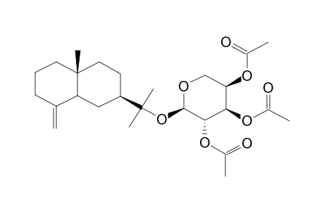 (+)-11-O-BETA-L-ARABINOPYRANOSYL-BETA-EUDESMOL-PERACETATE