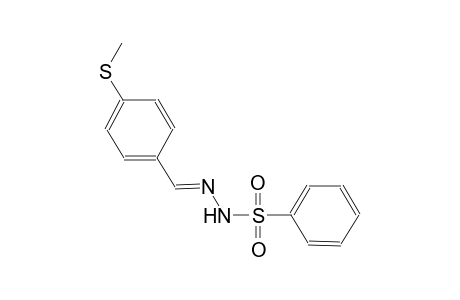 N'-{(E)-[4-(methylsulfanyl)phenyl]methylidene}benzenesulfonohydrazide