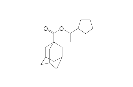 1-Adamantanecarboxylic acid, 1-cyclopentylethyl ester