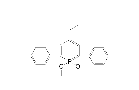 1,1-dimethoxy-2,6-di(phenyl)-4-propyl-1$l^{5}-phosphacyclohexa-1,3,5-triene