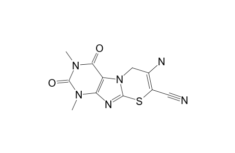 7-AMINO-8-CYANO-1,3-DIMETHYL-2,4-DIOXO-1,2,3,4-TETRAHYDRO-6H-[1,3]-THIAZINO-[2,3-F]-PURINE