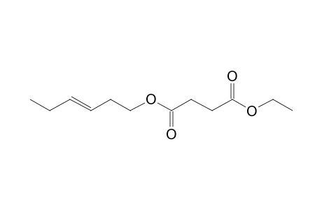 Succinic acid, ethyl trans-hex-3-enyl ester