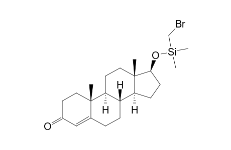 Bromomethyldimethylsilyl ether of testosterone