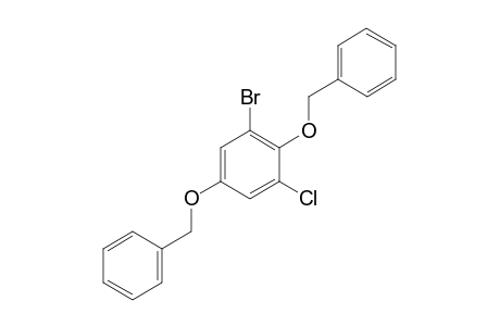 2-bromo-6-chloro-1,4-dibenzyloxybenzene