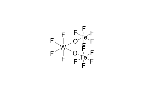 CIS-BIS(PENTAFLUOROTELLURATE)TUNGSTENE TETRAFLUORIDE