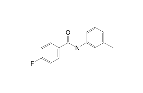 Benzamide, N-(3-methylphenyl)-4-fluoro-