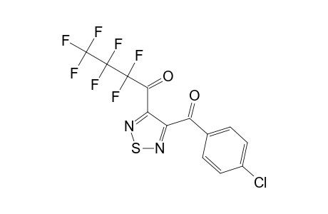 4-(2,2,3,3,4,4,4-Heptafluorobutanoyl)-3-(4-chlorobenzoyl)-1,2,5-thiadiazole