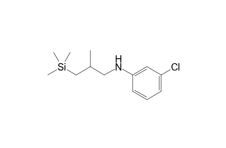 N-(2-Methyl-3-(trimethylsilyl)propyl)-3-chloroaniline