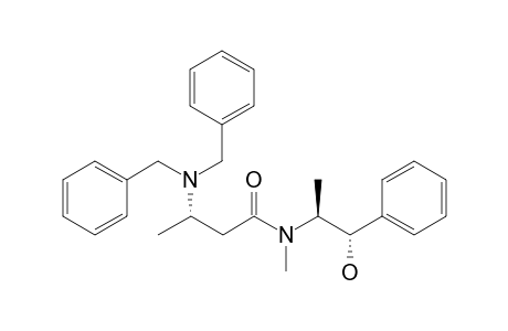 (+)-(1'S,2'S,3S)-3-dibenzylamino-N-methyl-N-(2'-phenyl-2'-hydroxy-1'-methylethyl)butanamide