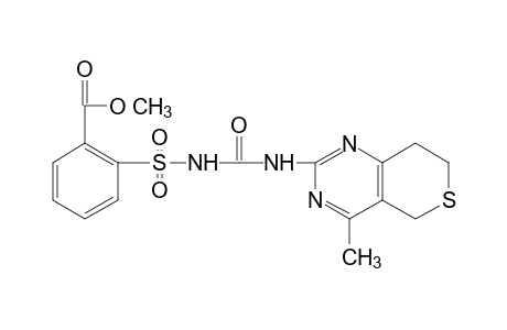 o-{[3-(7,8-dihydro-4-methyl-5H-thiopyrano[4,3-d]pyrimidin-2-yl)ureido]sulfonyl}benzoic acid, methyl ester