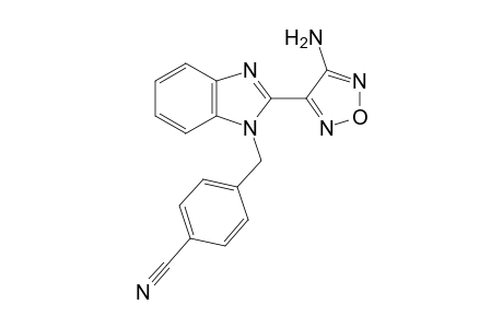 4-[2-(4-Amino-furazan-3-yl)-benzoimidazol-1-ylmethyl]-benzonitrile