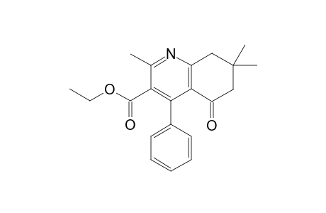 Ethyl 5,6,7,8-tetrahydro-2,7,7-trimethyl-5-oxo-4-phenyl-3-quinolinecarboxylate