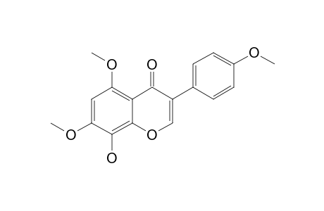 8-HYDROXY-5,7,4'-TRIMETHOXY-ISOFLAVONE