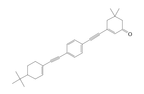 1-[(4-TERT.-BUTYLCYCLOHEXENYL)-ETHYNYL]-4-(5,5-DIMETHYL-3-OXOHEX-1-ENYLETHYNYL)-BENZENE