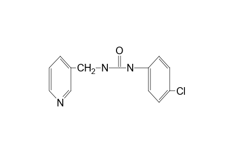 1-(p-chlorophenyl)-3-[(3-pyridyl)methyl]urea