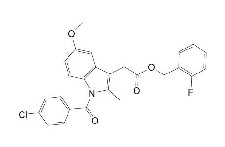 2-fluorobenzyl [1-(4-chlorobenzoyl)-5-methoxy-2-methyl-1H-indol-3-yl]acetate