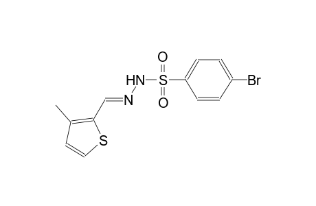 4-bromo-N'-[(E)-(3-methyl-2-thienyl)methylidene]benzenesulfonohydrazide