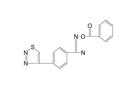 O-benzoyl-p-(1,2,3-thiadiazol-4-yl)benzamidoxime