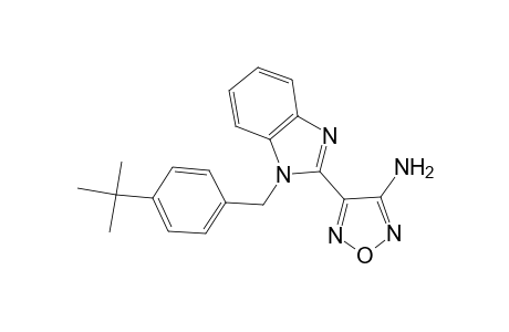 4-[1-(4-tert-Butylbenzyl)-1H-benzimidazol-2-yl]-1,2,5-oxadiazol-3-ylamine