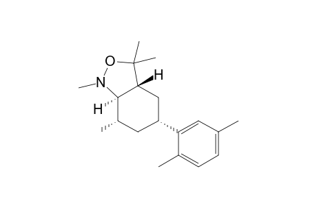 rac-(3aR,5R,7S,7aR)-5-(2,5-dimethylphenyl)-1,3,3,7-tetramethyloctahydrobenzo[c]isoxazole