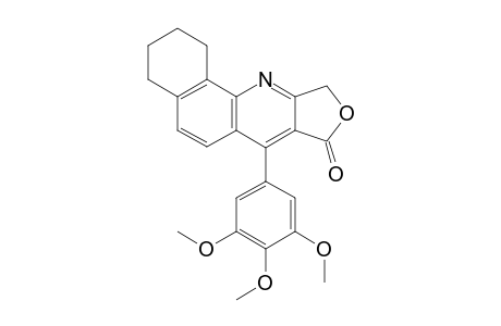 7-(3,4,5-Trimethoxy-phenyl)-1,2,3,4-tetrahydro-10H-9-oxa-11-aza-cyclopenta[b]phenanthren-8-one