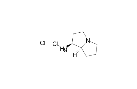 trans-Chloro(hexahydro-1H-pyrrolizin-1-yl)mercury hydrochloride