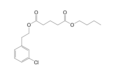 Glutaric acid, butyl 2-(3-chlorophenyl)ethyl ester