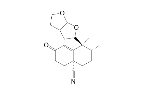 (4aR,5S,7R,8S)-4a-Cyano-8-[(2R,3aS,6aR)-hydahydrofuro[2,3-b]furan-2-yl]-7,8-dimethyl-4,4a,5,6,7,8-hexahydronaphthalen-2(3H)-one