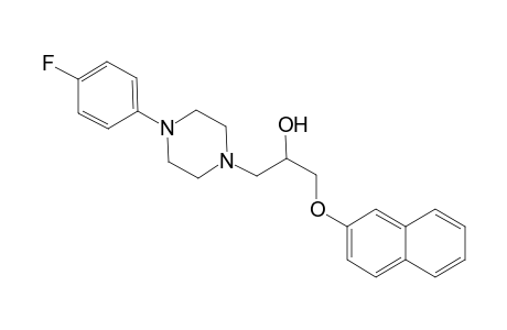 1-[4-(4-fluorophenyl)-1-piperazinyl]-3-(2-naphthalenyloxy)-2-propanol