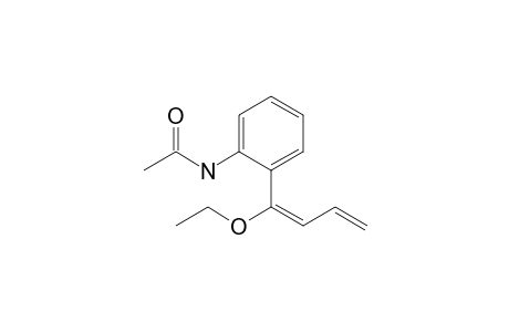 N-[2-[(1E)-1-ethoxybuta-1,3-dienyl]phenyl]acetamide