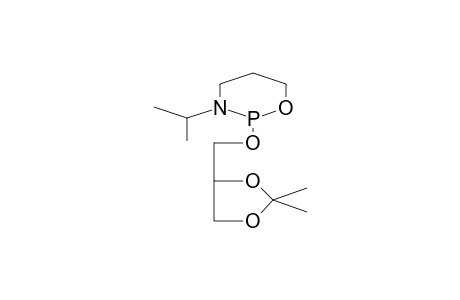 2-(1,2-O-ISOPROPYLIDENGLYCERO)-3-ISOPROPYL-1,3,2-OXAZAPHOSPHORINANE