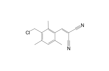 2-(3-Chloromethyl-2,4,6-trimethyl-benzylidene)-malononitrile