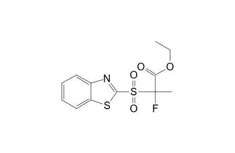 Ethyl 2-(2-benzothiazolylsulfonyl)-2-fluoropropanoate