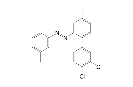 (E)-1-(3',4'-Dichloro-4-methylbiphenyl-2-yl)-2-(3-methylphenyl)diazene