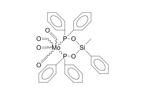 Tetracarbonyl-(bis[diphenylphosphinoxy]methylphenylsilane)-molybdenum