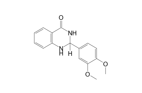 2,3-dihydro-2-(3,4-dimethoxyphenyl)-4(1H)-quinazolinone