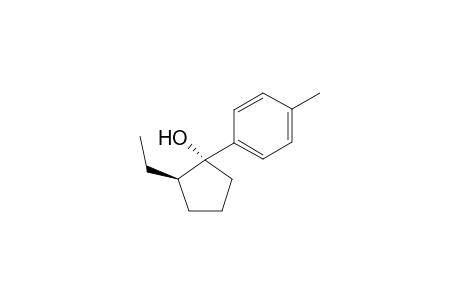 1-(p-methylphenyl)-t-2-ethylcyclopentan-r-1-ol