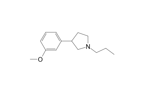 3-(3-Methoxyphenyl)-1-propylpyrrolidine