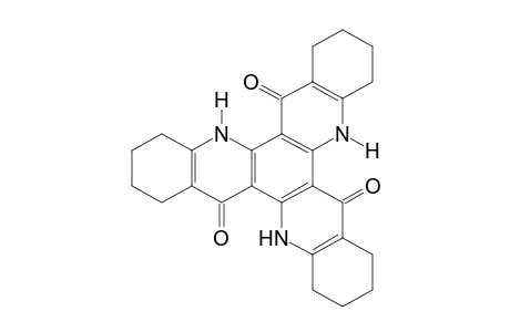 1,2,3,4,7,8,9,10,13,14,15,16-Dodecahydrodiquino[2,3-A:2',3'-C]acridine-6,12,18(5H,11H,17H)-trione