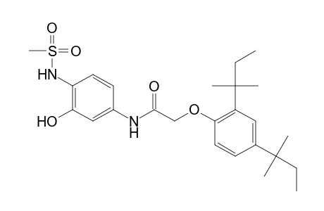 2-(2,4-ditert-amylphenoxy)-N-[3-hydroxy-4-(methanesulfonamido)phenyl]acetamide