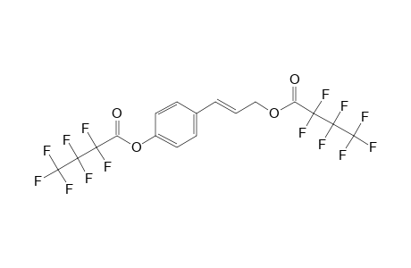 p-Coumaroyl alcohol, bis(heptafluorobutyrate)