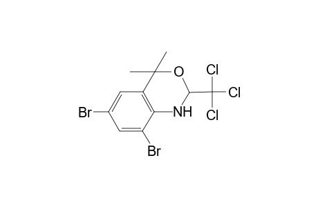6,8-Dibromo-4,4-dimethyl-2-(trichloromethyl)-1,4-dihydro-2H-3,1-benzoxazine