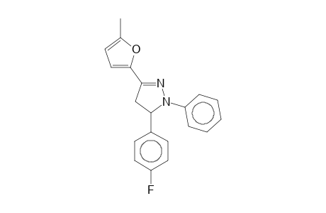 5-(4-Fluorophenyl)-3-(5-methyl-2-furyl)-1-phenyl-4,5-dihydro-1H-pyrazole